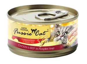 Fussie Cat Super Premium Chicken & Beef In Pumpkin Soup Canned Cat Food