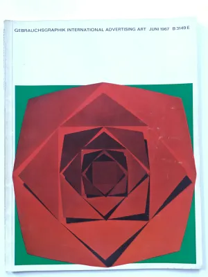 Gebrauchsgraphik magazine on International Advertising Art June 1967