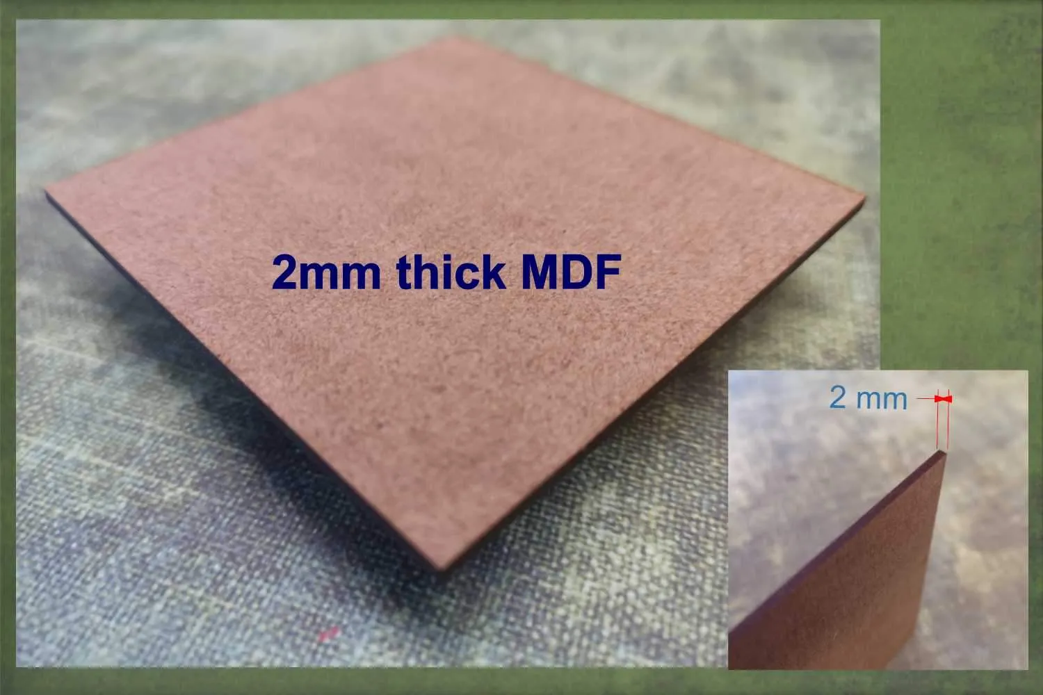 Gingerbread person 2 arms down plain - wooden craft shape - 2mm MDF