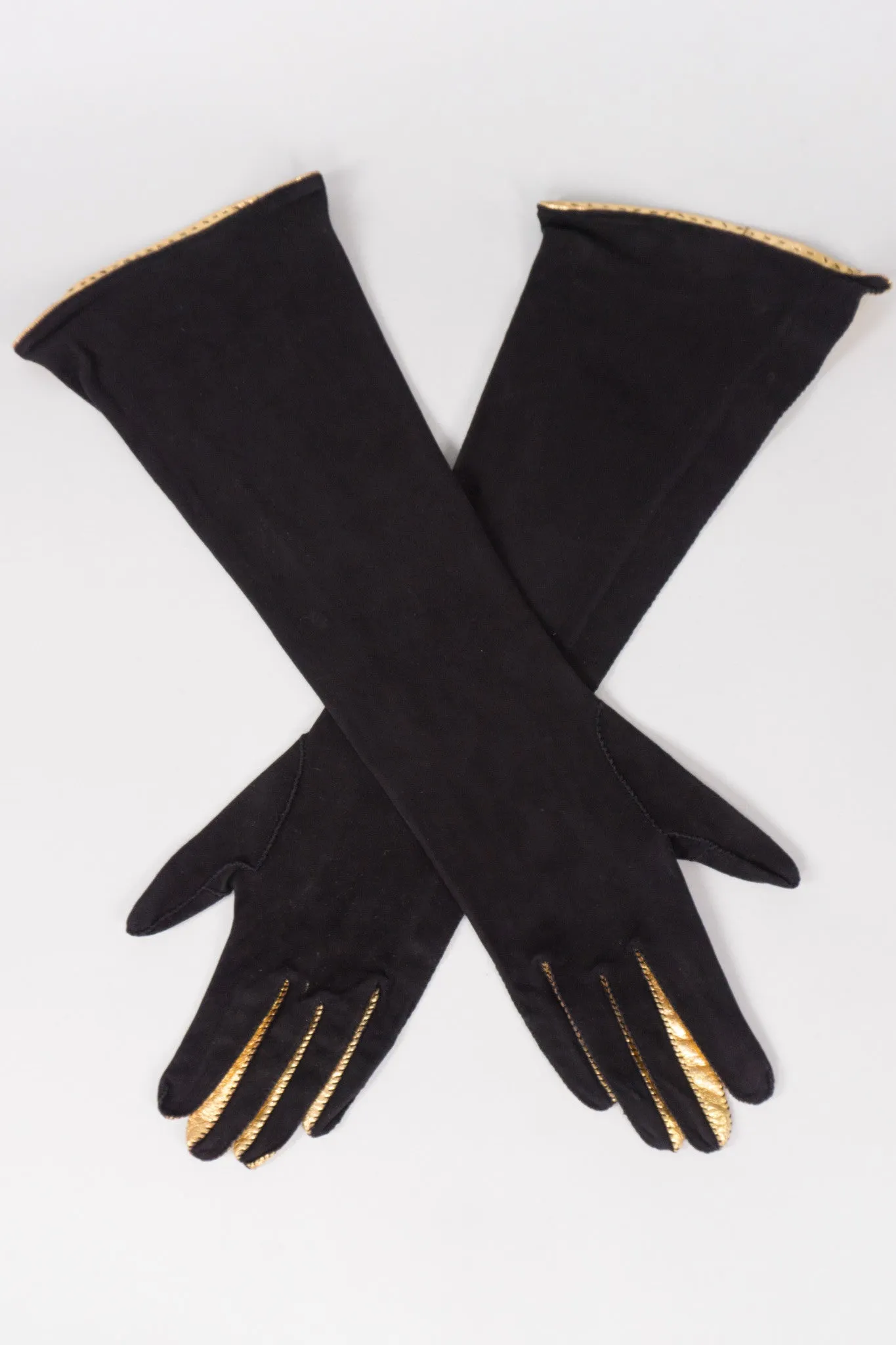 Gold Stripe Gloves