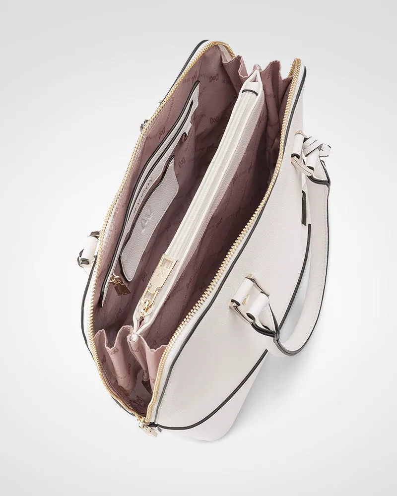 Grace Medium Dome Satchel Bag   Large Link Chain