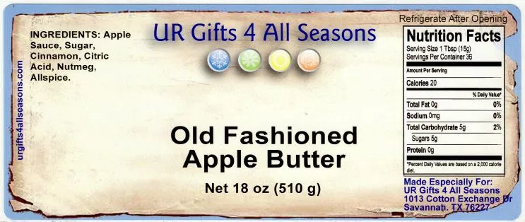 Granny's Old Fashioned Apple Butter