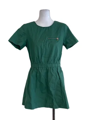 Green Plain Romper