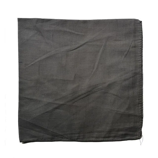 Grey Bandana Einfarbig