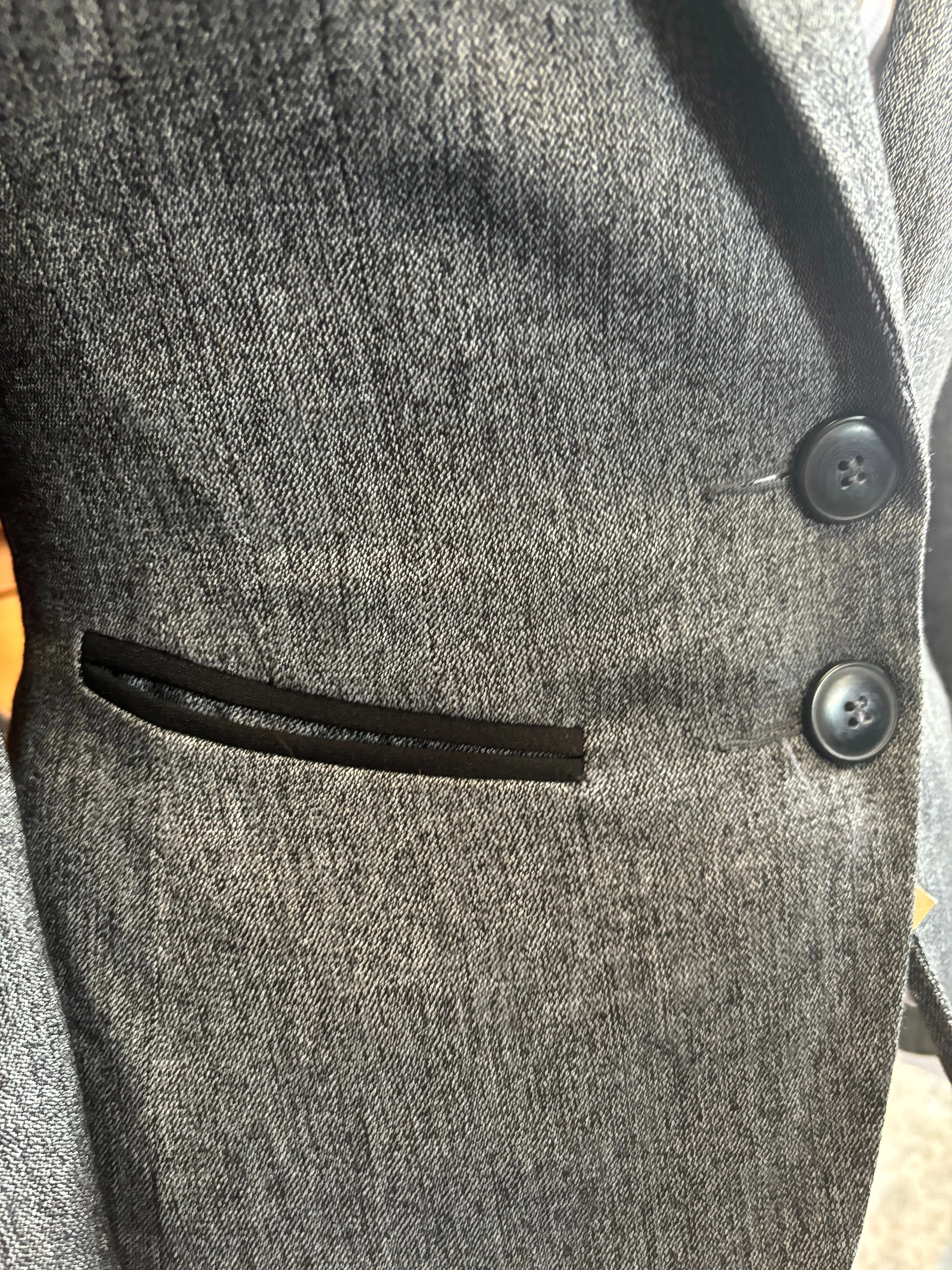 Grey next petite in hand jacket size 8 FREE POSTAGE 🔵