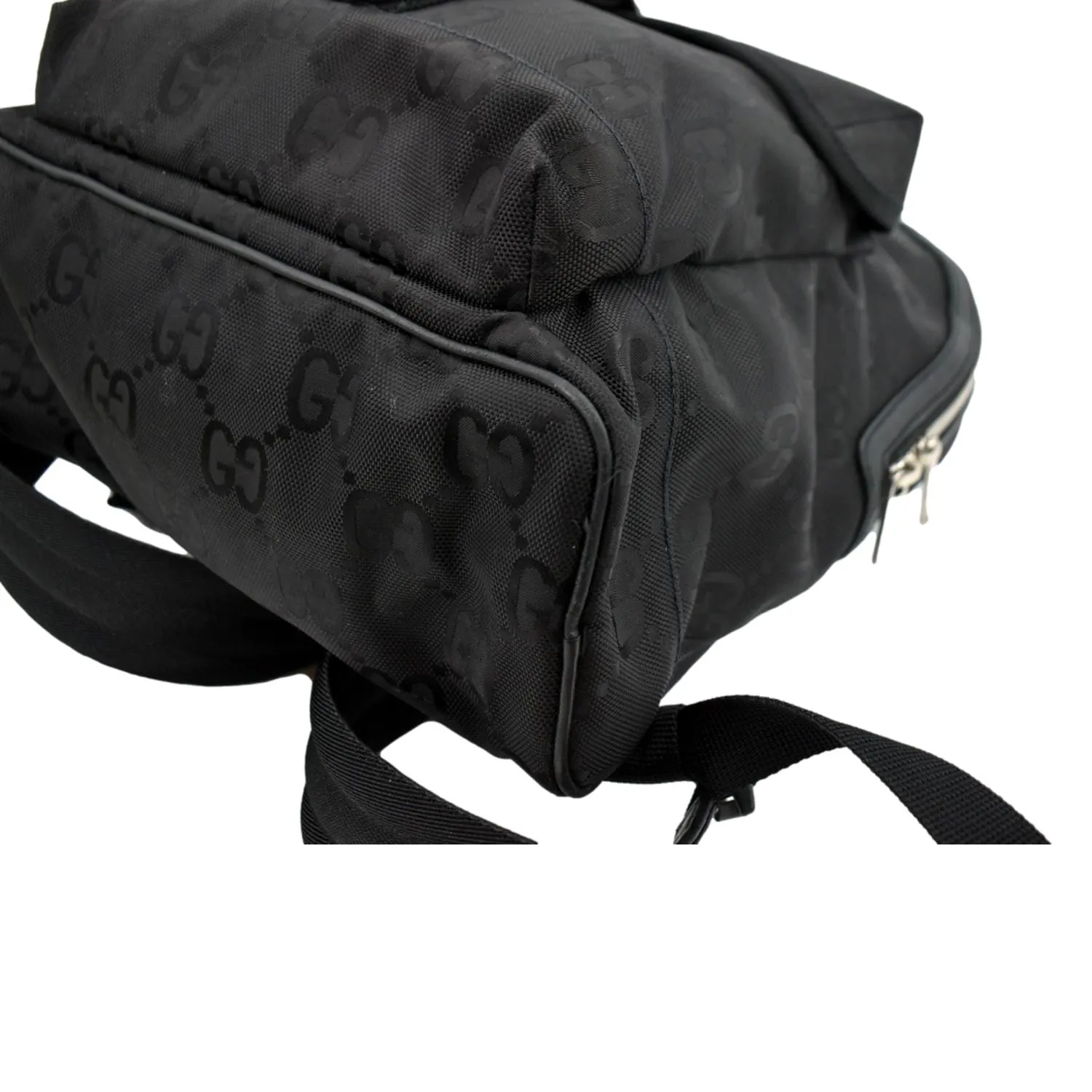 GUCCI Off The Grid GG Nylon Backpack Bag Black 644992