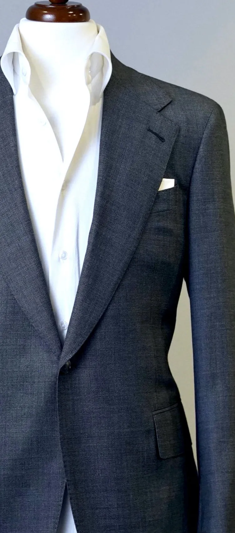 Gunmetal Grey Tick Weave Jacket
