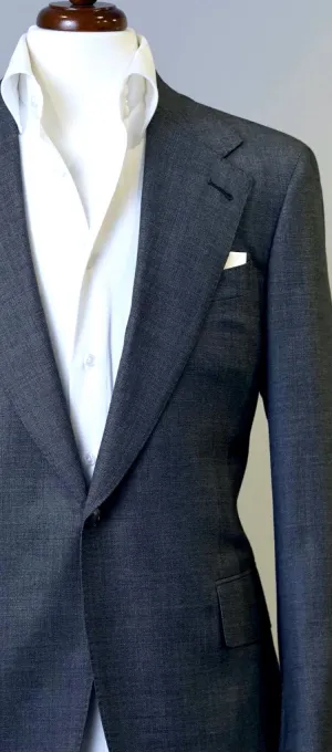 Gunmetal Grey Tick Weave Jacket