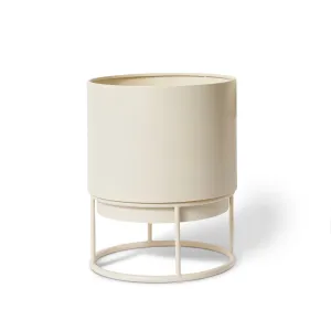 Gunner Planter With Stand Beige Medium 320mm