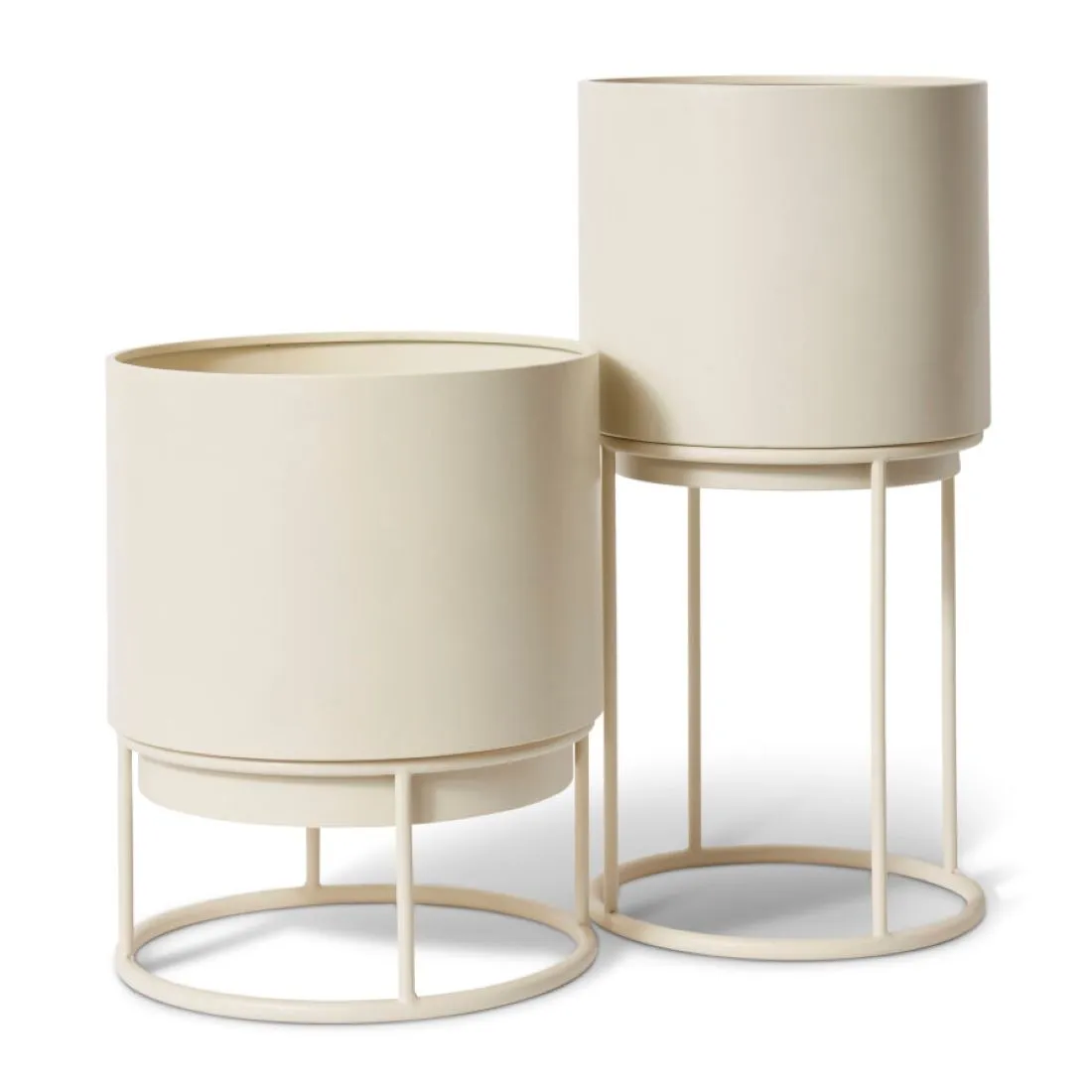 Gunner Planter With Stand Beige Medium 320mm