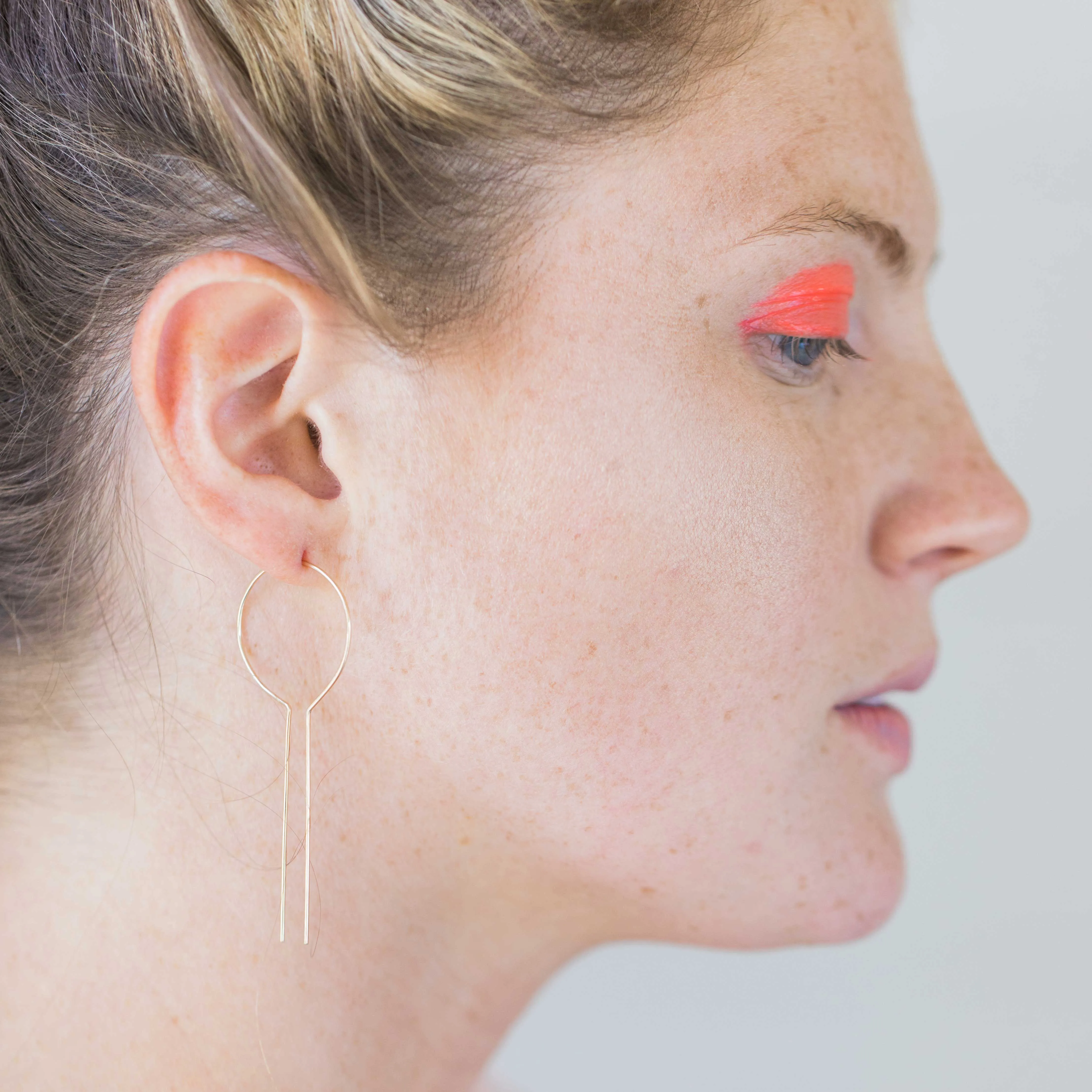 Hairpin Slider Earrings