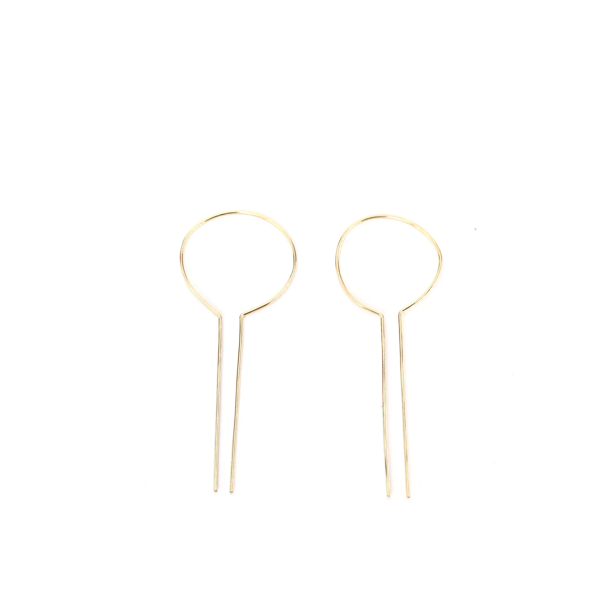 Hairpin Slider Earrings