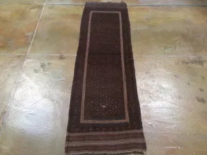 Hand-Woven Afghan Tribal Kilim Handmade 100% Wool Rug (Size 1.11 X 6.9) Brrsf-1428