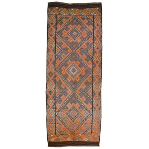 Hand-Woven Tribal Vintage Kilim Handmade 100% Wool Rug (Size 5.7 X 14.7) Cwrsf-1560