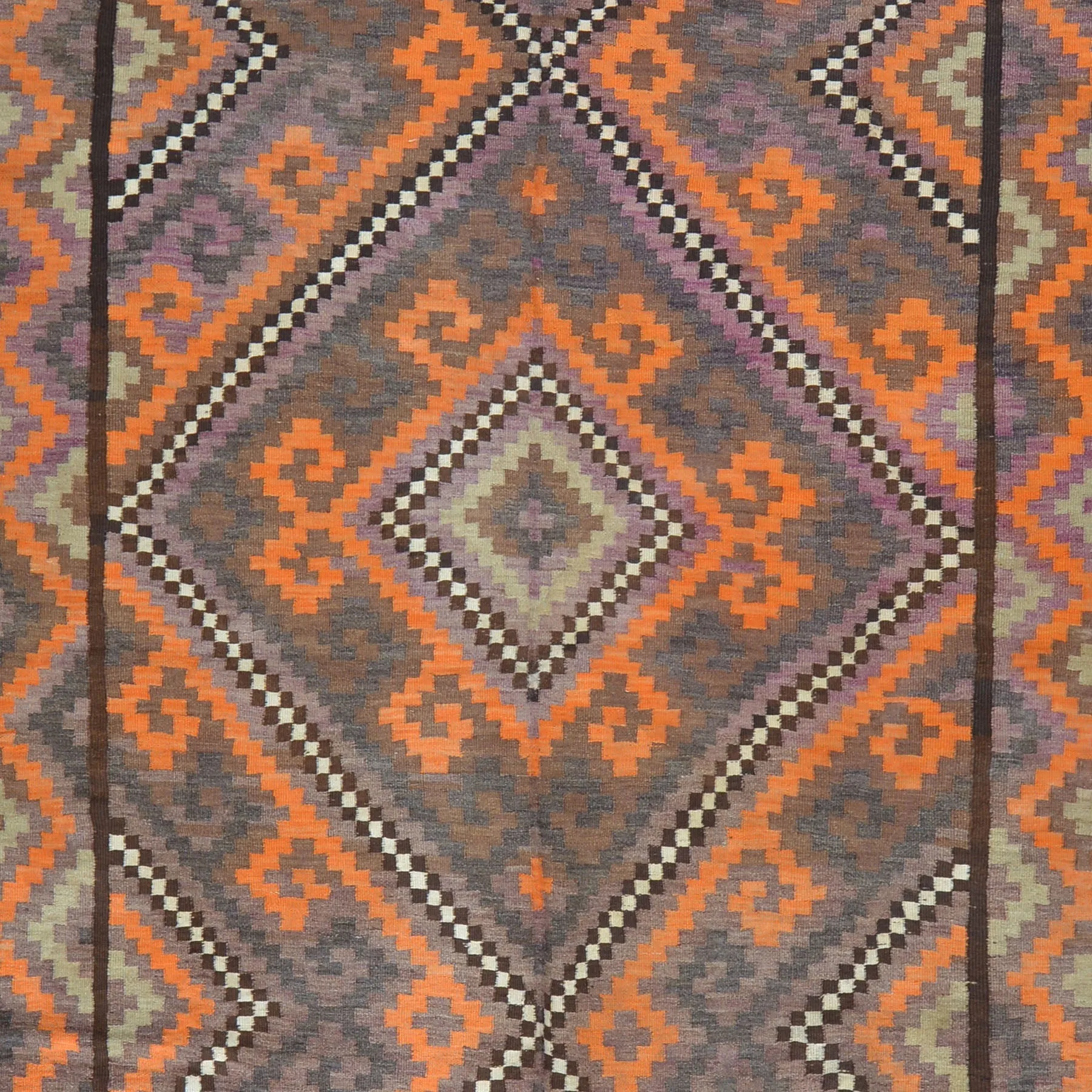 Hand-Woven Tribal Vintage Kilim Handmade 100% Wool Rug (Size 5.7 X 14.7) Cwrsf-1560