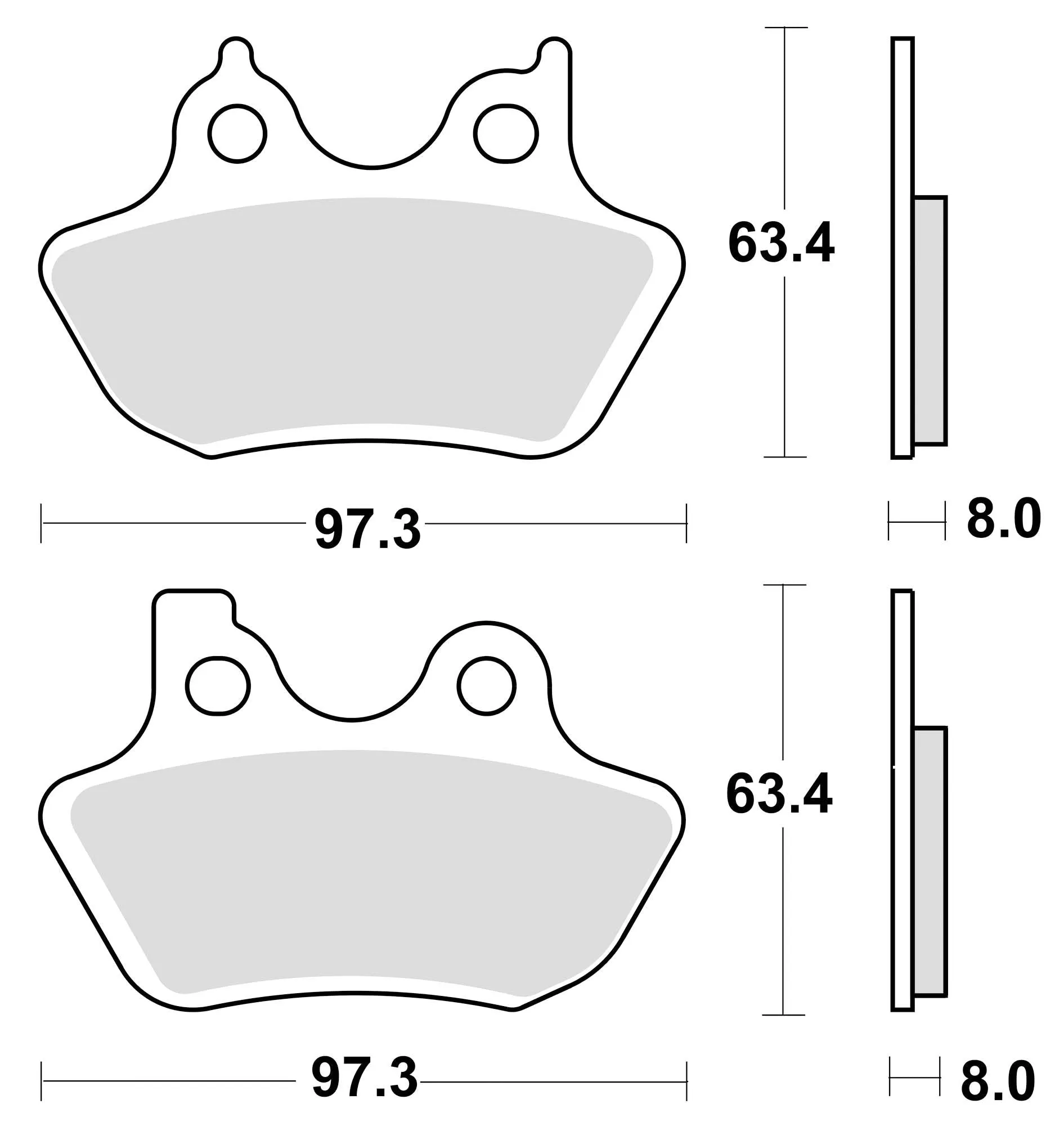 HARLEY D. FLSTN SOFTAIL DELUXE|1584|2005 - 2006 >REAR - R