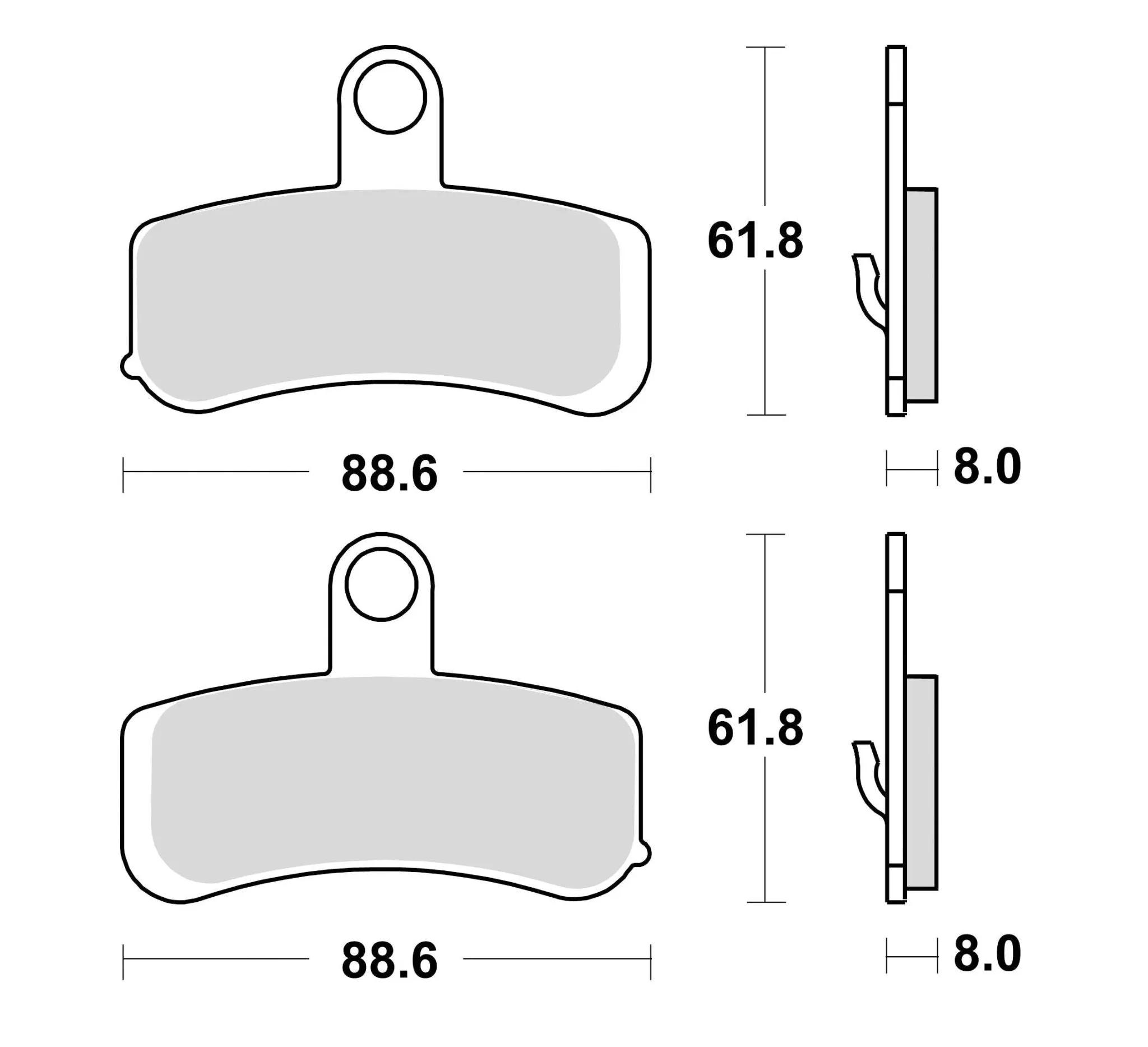 HARLEY D. FLSTN SOFTAIL DELUXE|1584|2008 - 2014 >FRONT - L