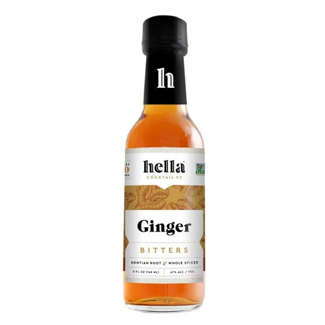 Hella cocktail Bitters Ginger 5oz 750 ml
