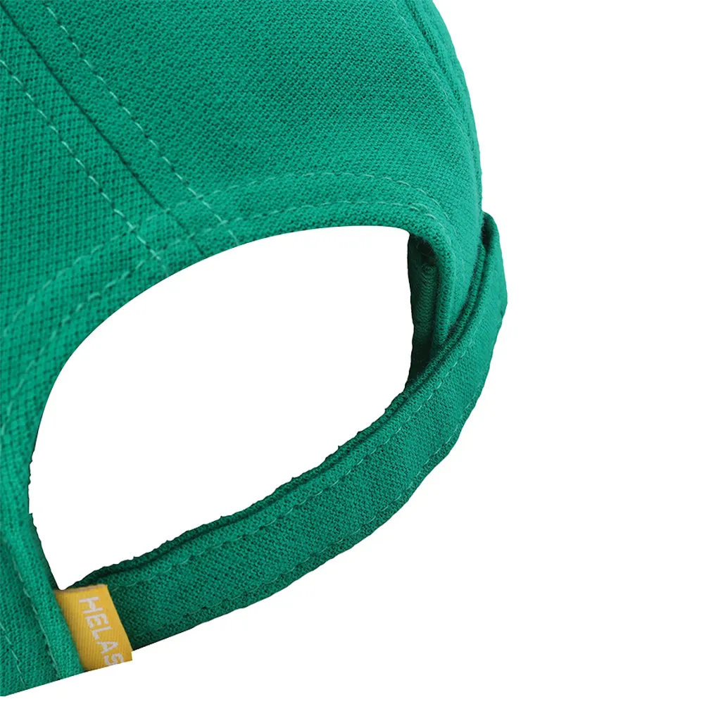 Hélas Classic Pique 5 panel Cap Teal Green