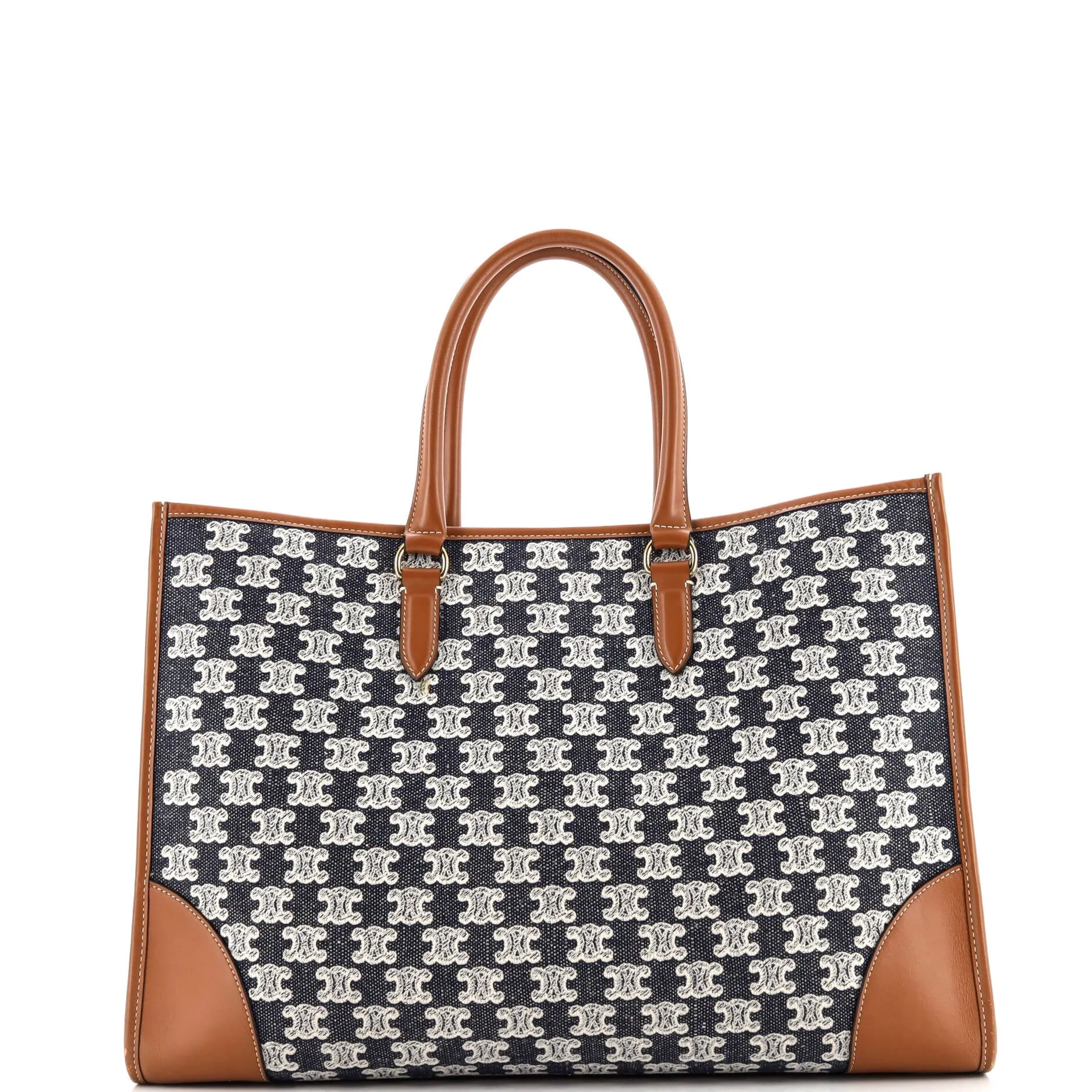 Horizontal Cabas Tote Triomphe Canvas