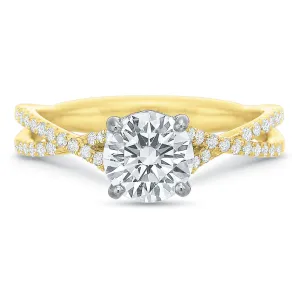 HS Exclusive 'Twist' Engagement Ring Setting