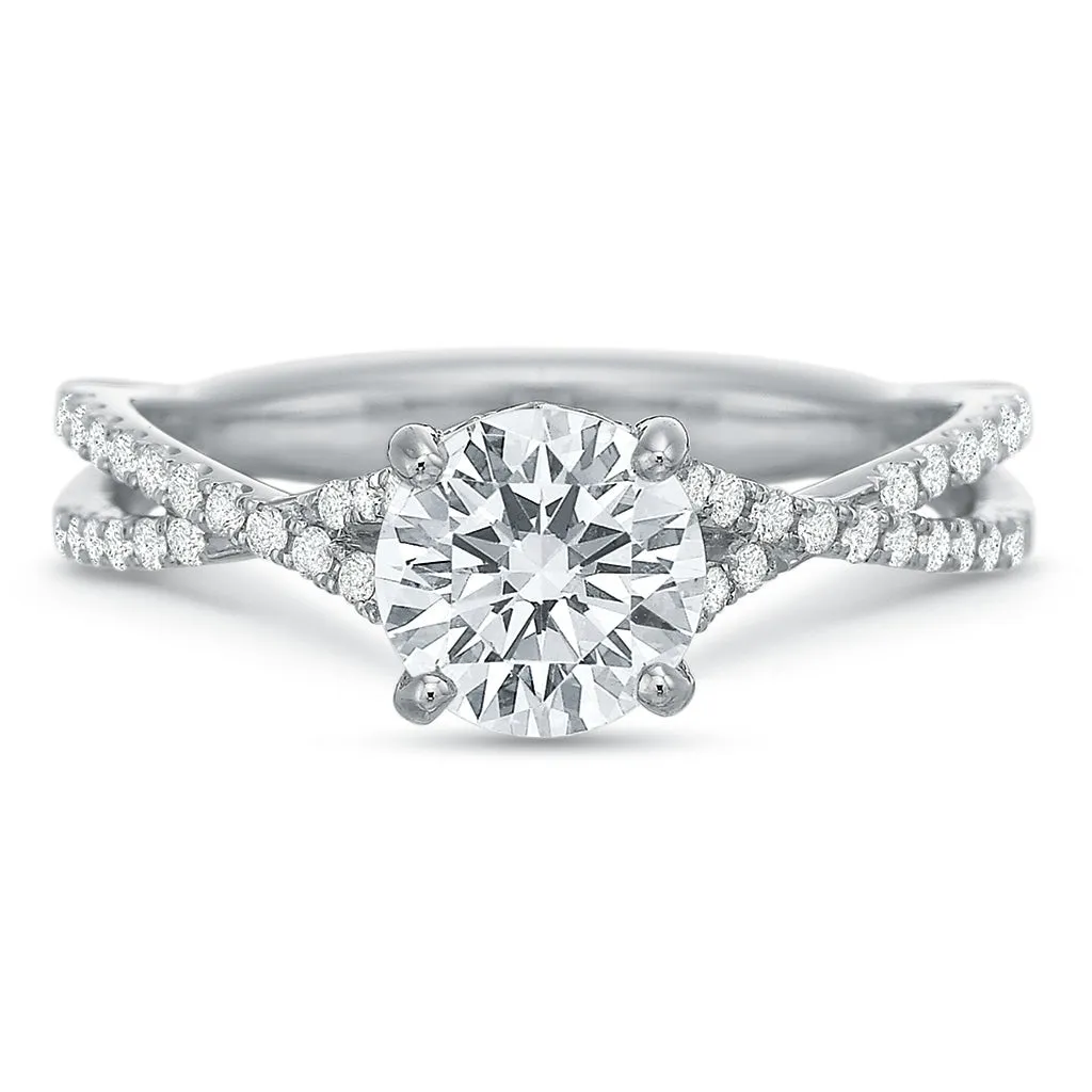 HS Exclusive 'Twist' Engagement Ring Setting