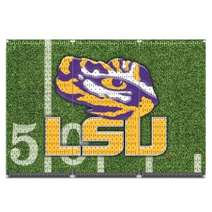 HWC13065 - LSU Tigers Football (3 Panels) | 48" x 32" (tall) | Printed Pegboards | Collegiate