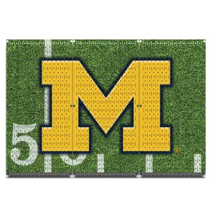 HWC13092- Michigan Wolverines (3 Panels) | 48" x 32" (tall) | Printed Pegboards | Collegiate