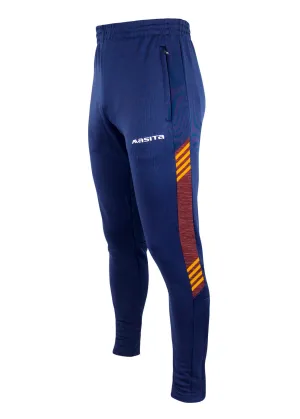 Hydro Skinny Bottoms Navy/Maroon/Amber Kids