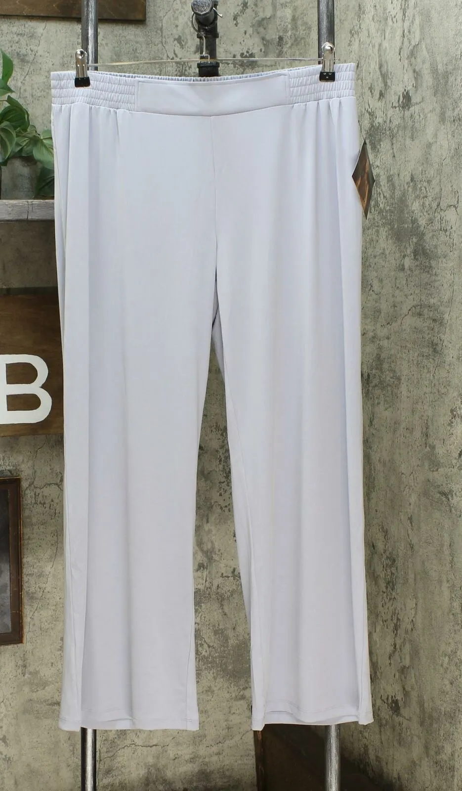 IMAN Women's Petite 2 Pairs Global Chic Luxury Resort Palazzo Pants