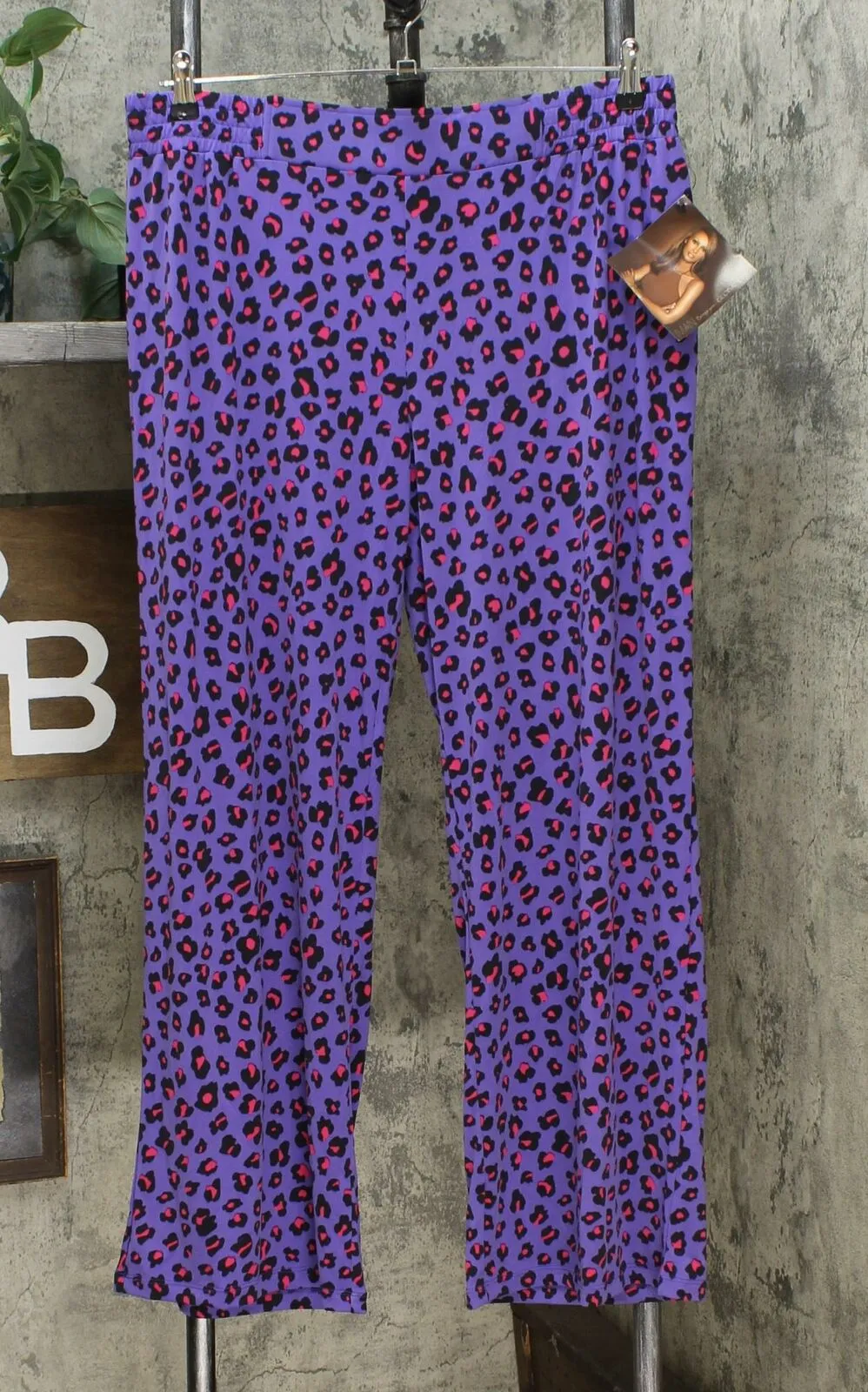 IMAN Women's Petite 2 Pairs Global Chic Luxury Resort Palazzo Pants