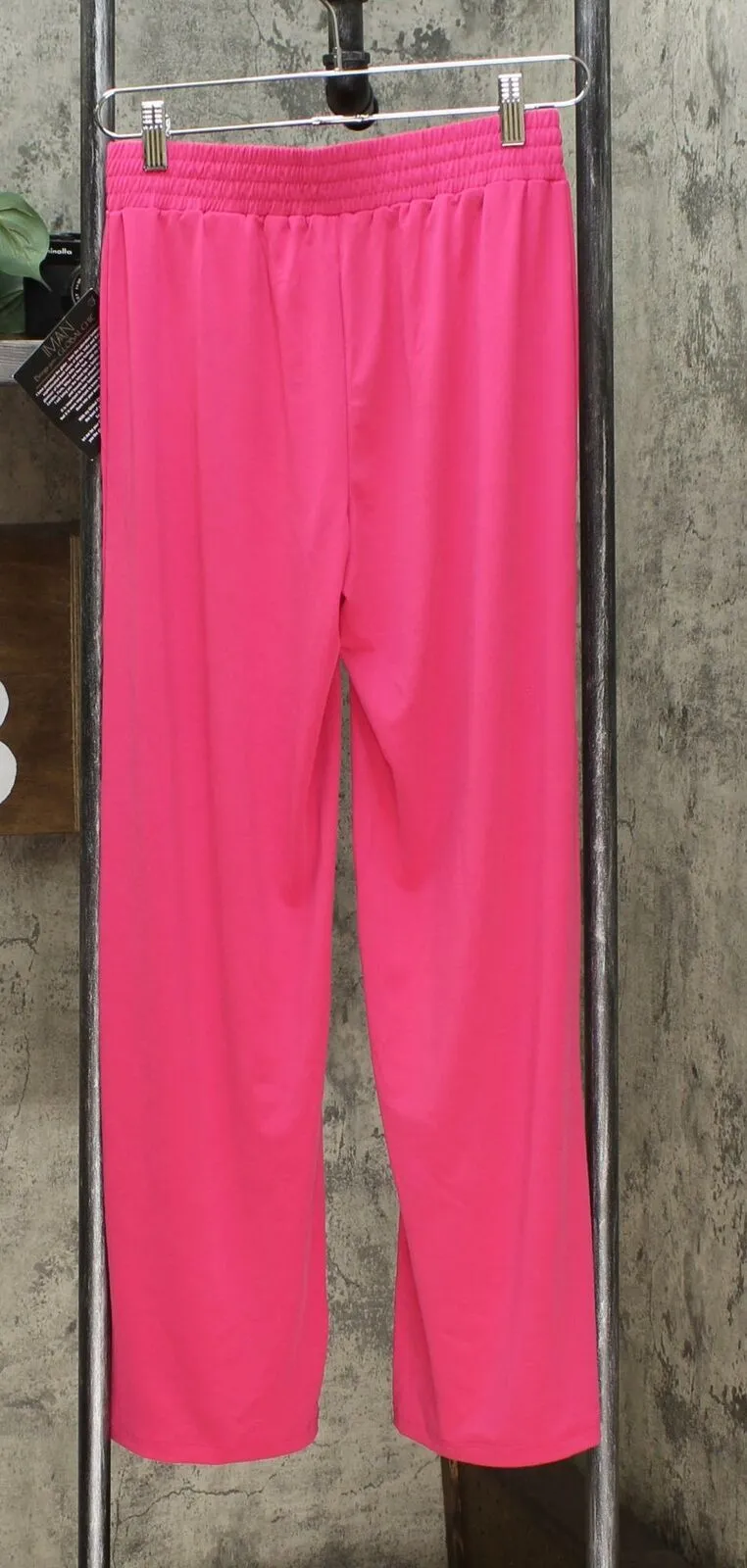IMAN Women's Petite 2 Pairs Global Chic Luxury Resort Palazzo Pants