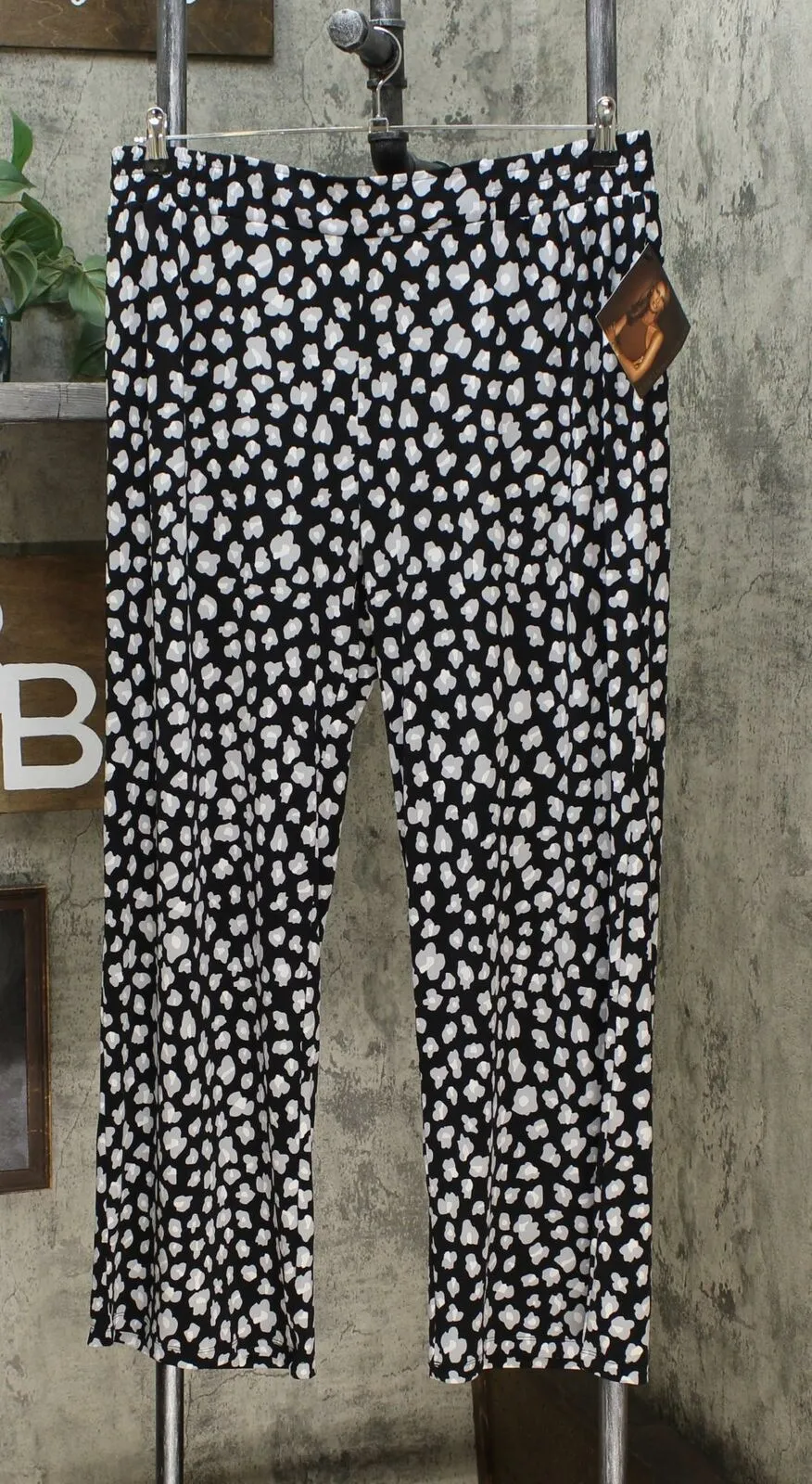IMAN Women's Petite 2 Pairs Global Chic Luxury Resort Palazzo Pants