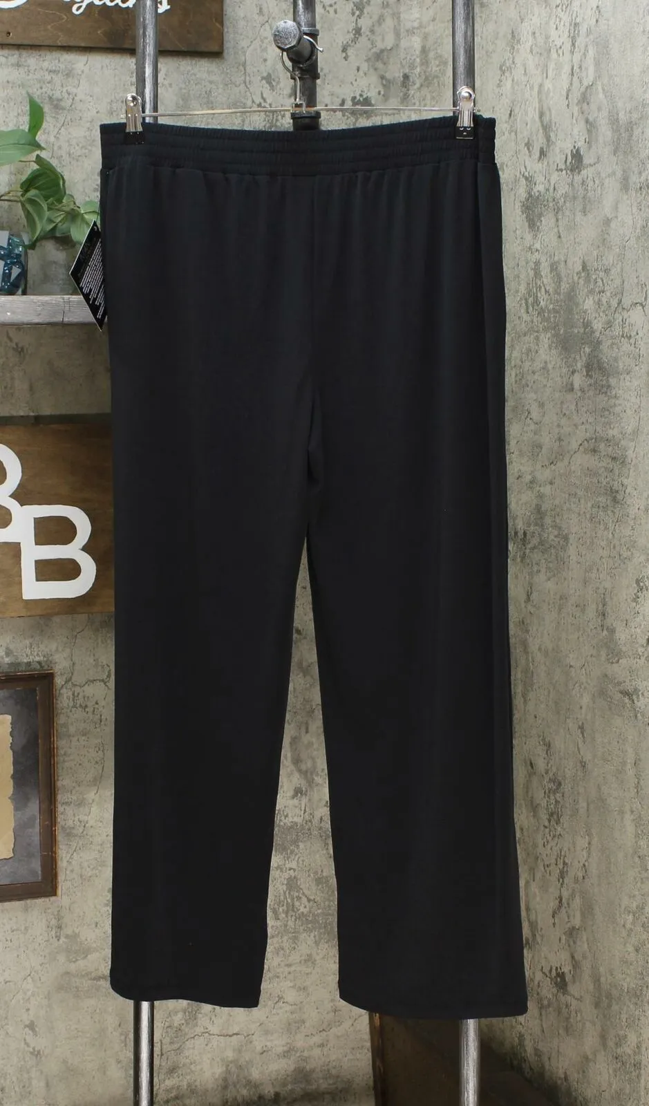 IMAN Women's Petite 2 Pairs Global Chic Luxury Resort Palazzo Pants