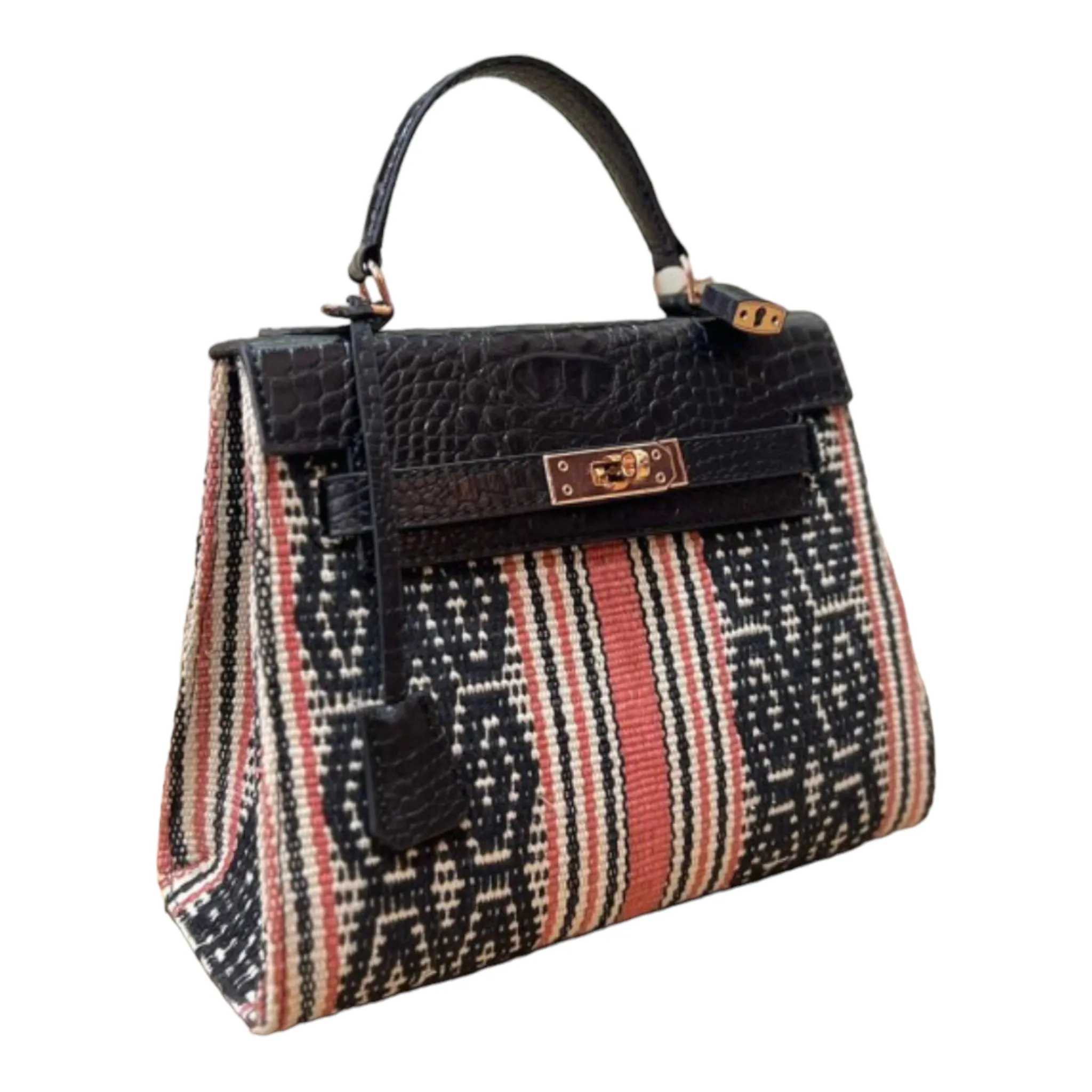 Inabel Croco Leather Bag