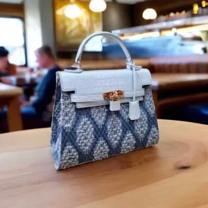 Inabel Croco Leather Bag