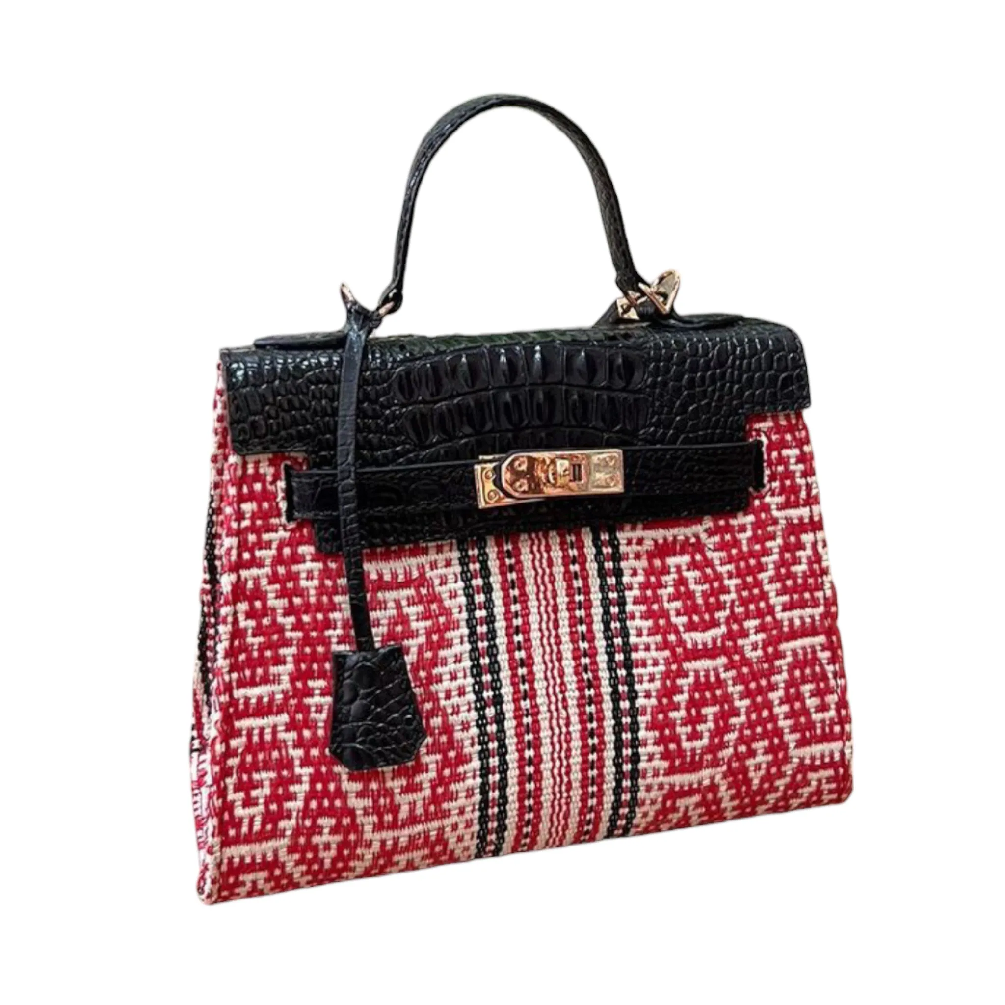 Inabel Croco Leather Bag