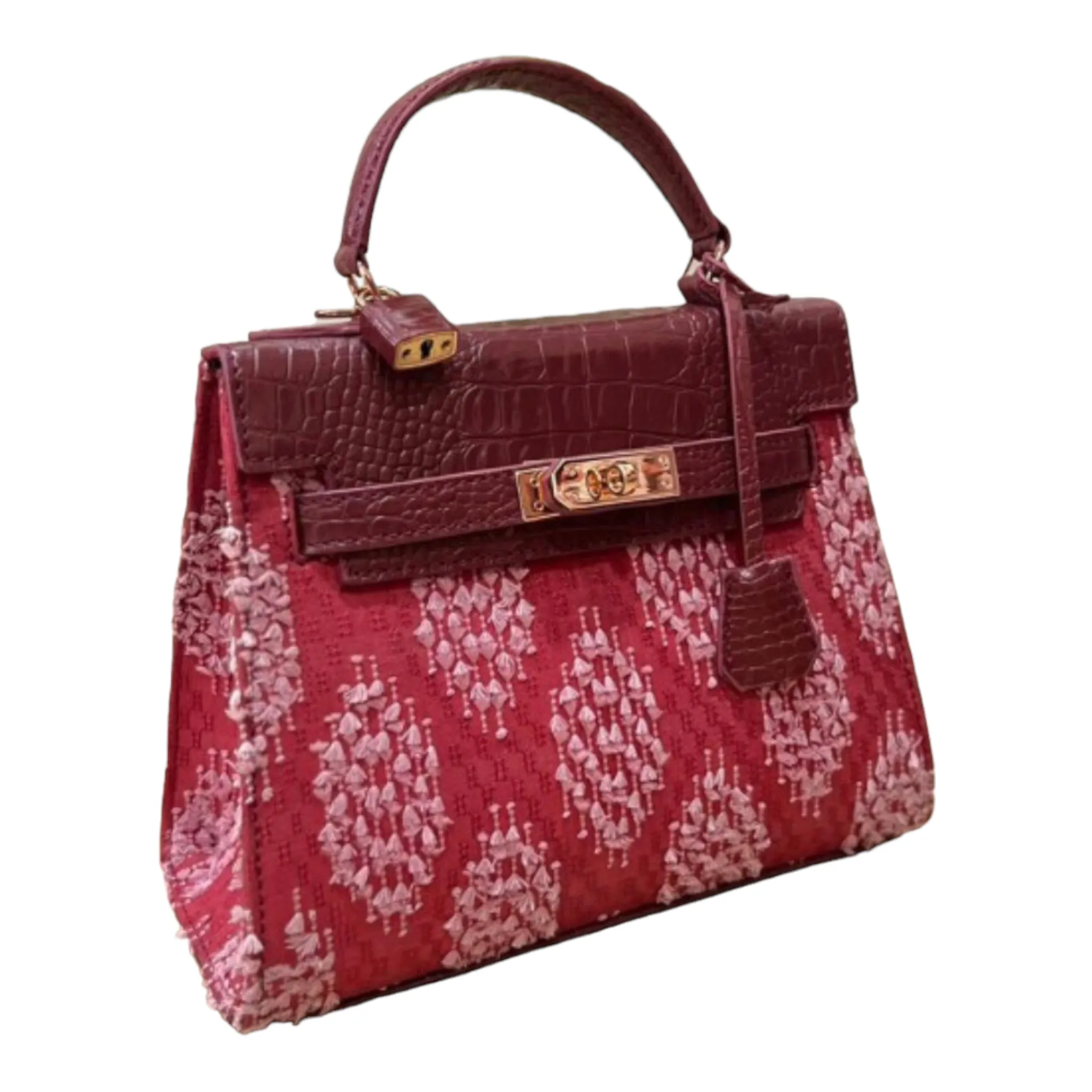 Inabel Croco Leather Bag