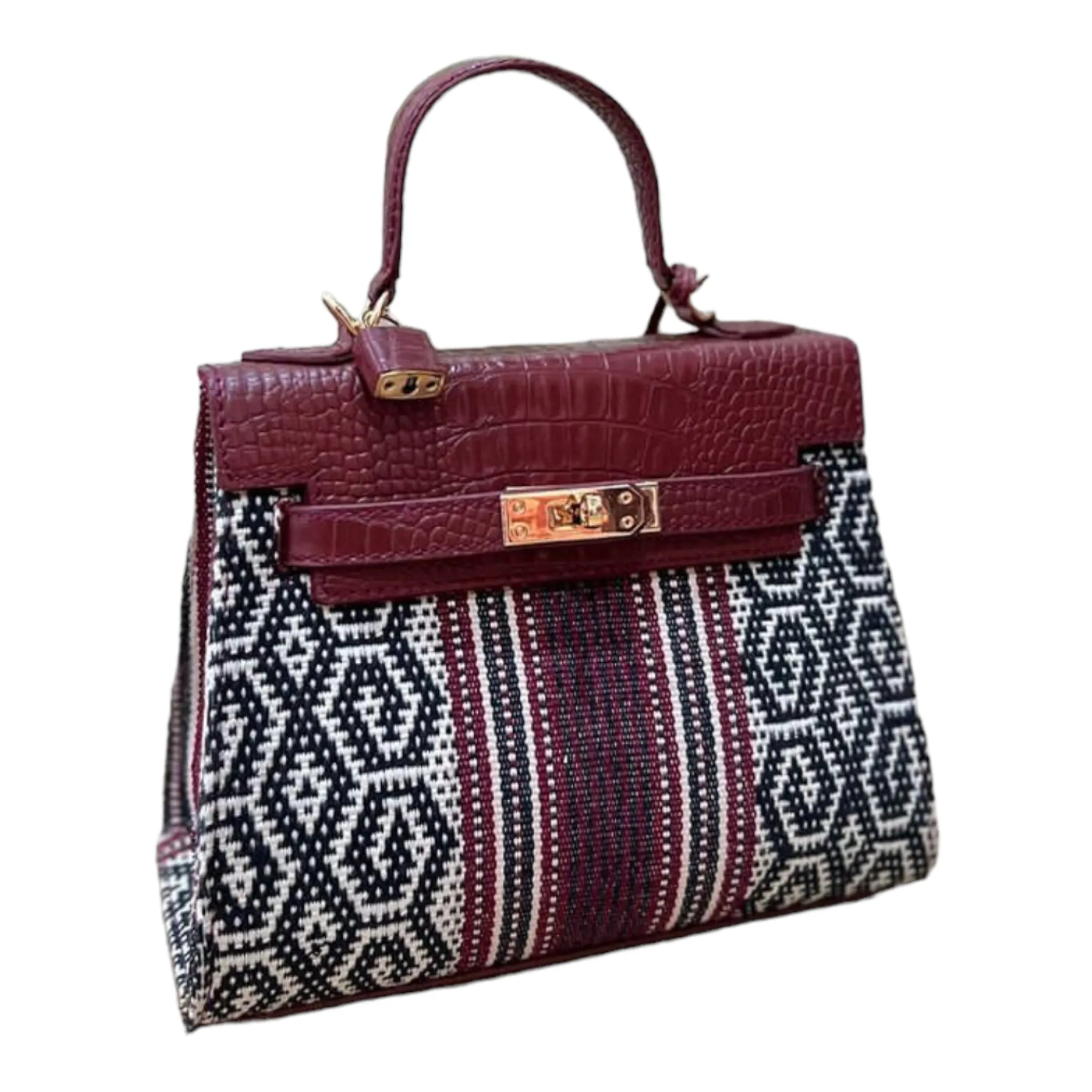 Inabel Croco Leather Bag