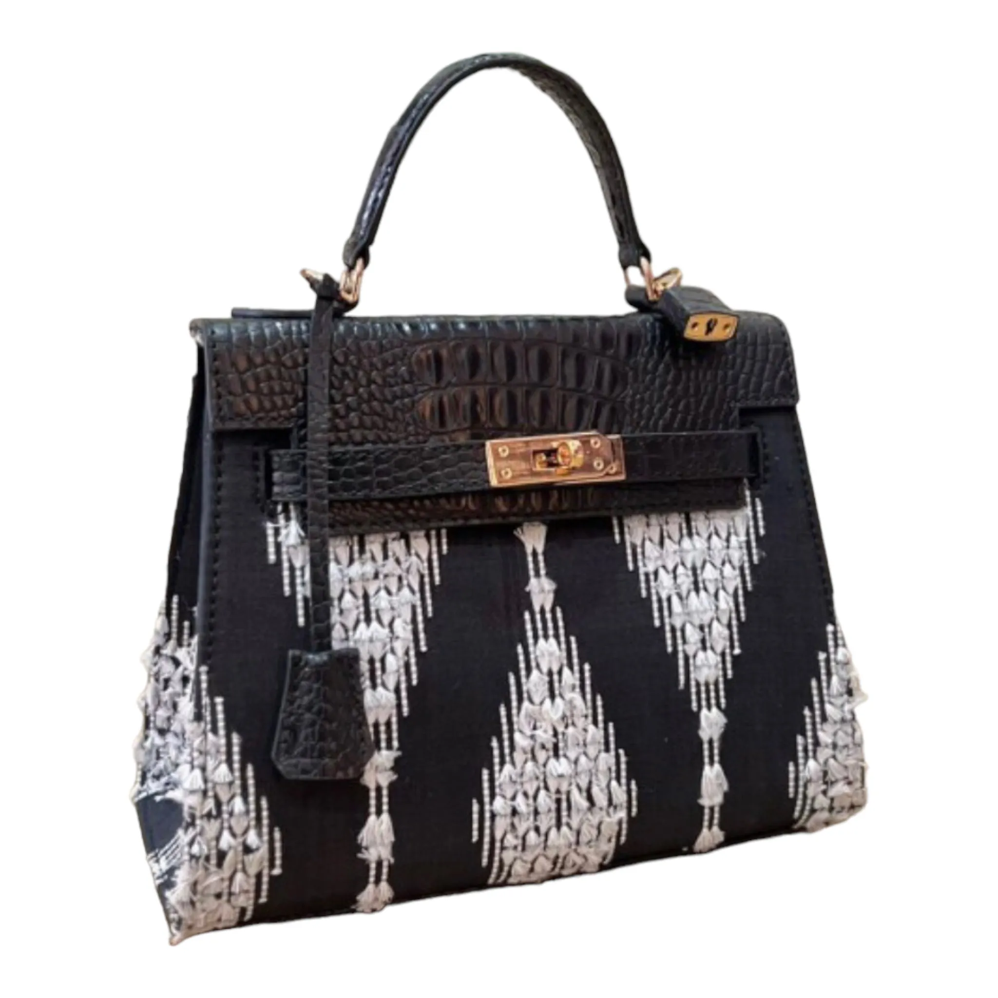 Inabel Croco Leather Bag