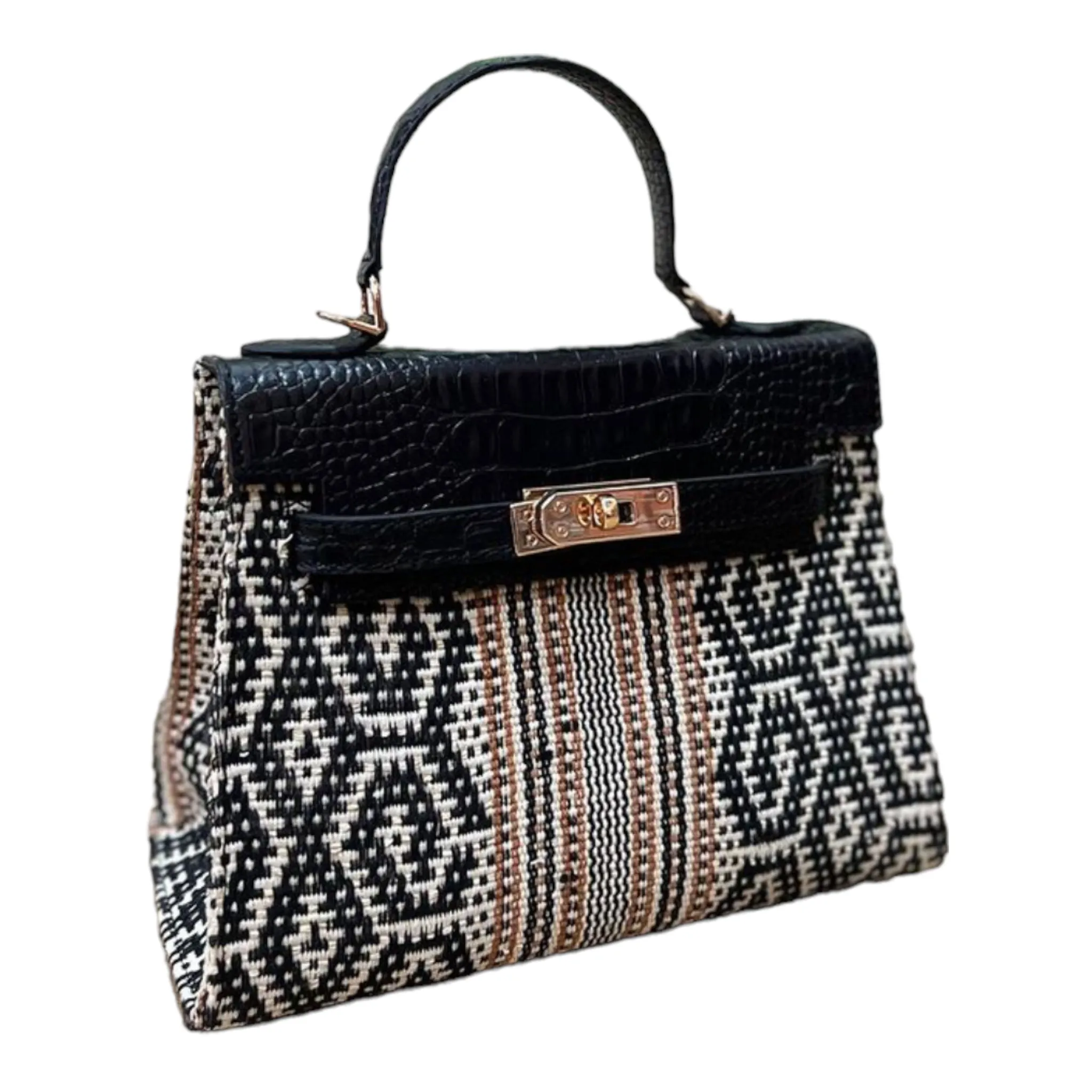 Inabel Croco Leather Bag