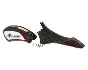 Indian eFTR Mini Seat w/ Body Fairing Complete   Hardware - Red
