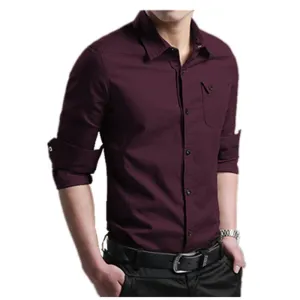 INSTOCK-New military uniform men's pure cotton long-sleeved shirt