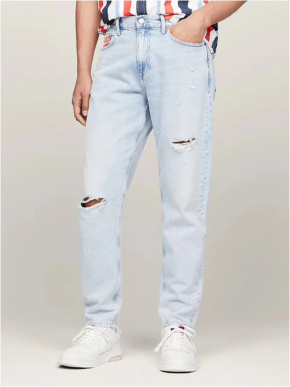 Isaac Relaxed Tprd Archive - Denim Light