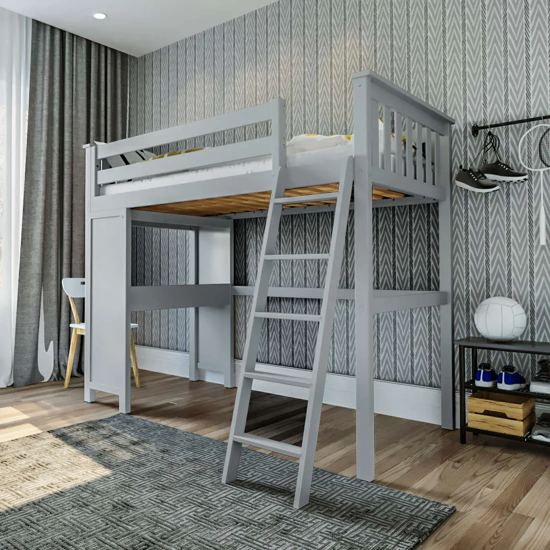 Jackpot Deluxe Canterbury All-in-One Study Loft Bed