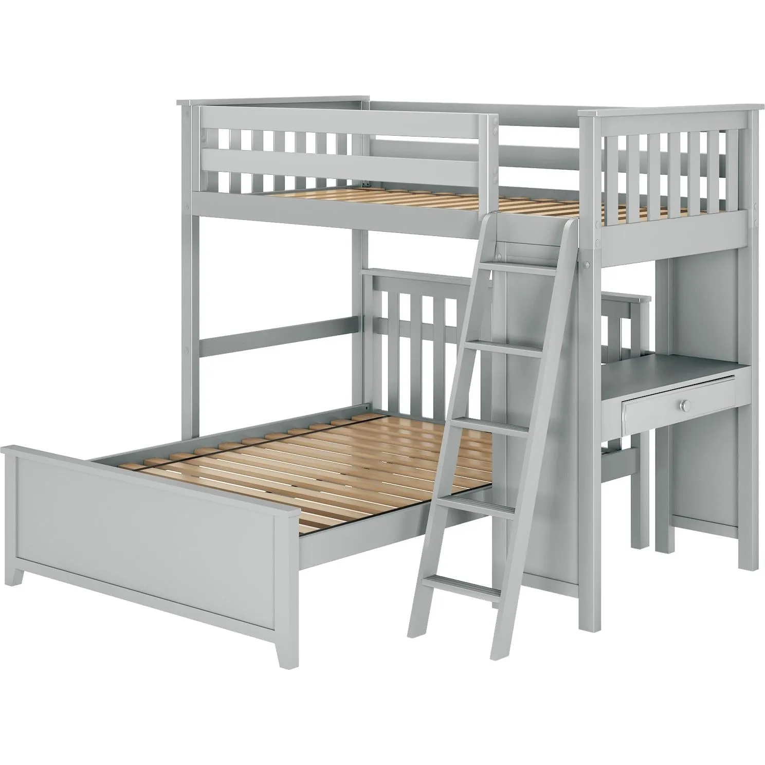 Jackpot Deluxe Canterbury Loft Bed Study   Full Bed