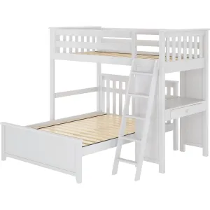 Jackpot Deluxe Canterbury Loft Bed Study   Full Bed