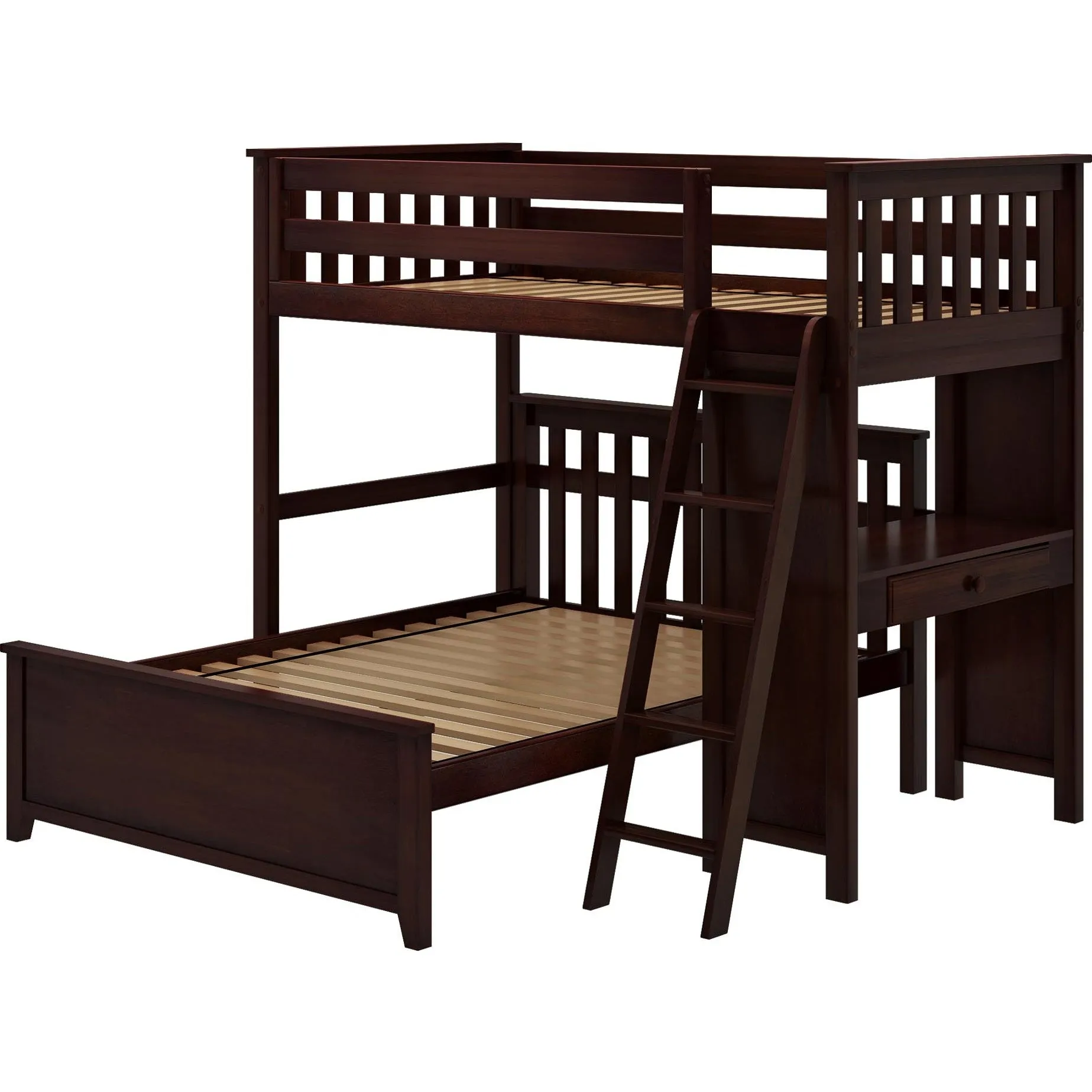 Jackpot Deluxe Canterbury Loft Bed Study   Full Bed