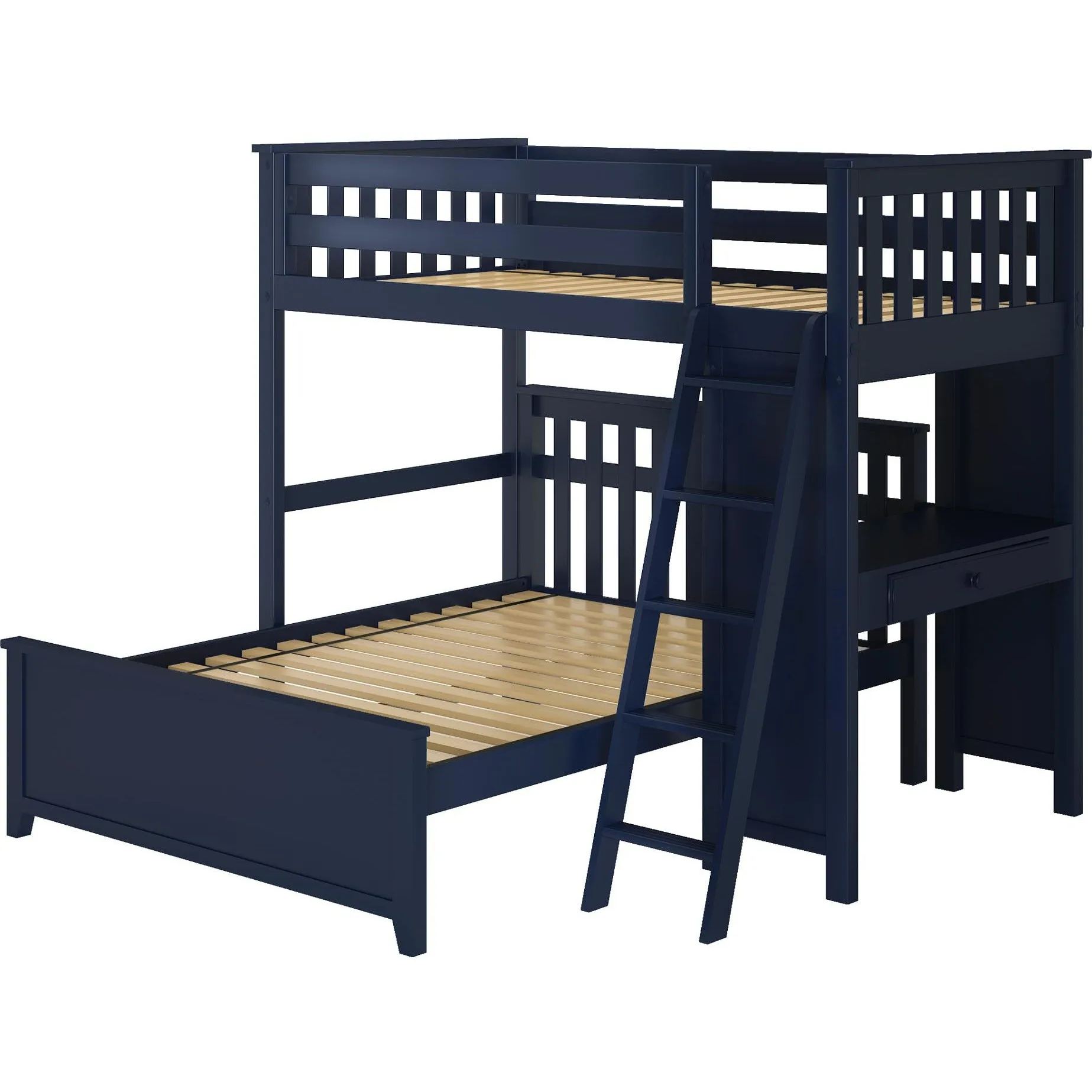 Jackpot Deluxe Canterbury Loft Bed Study   Full Bed