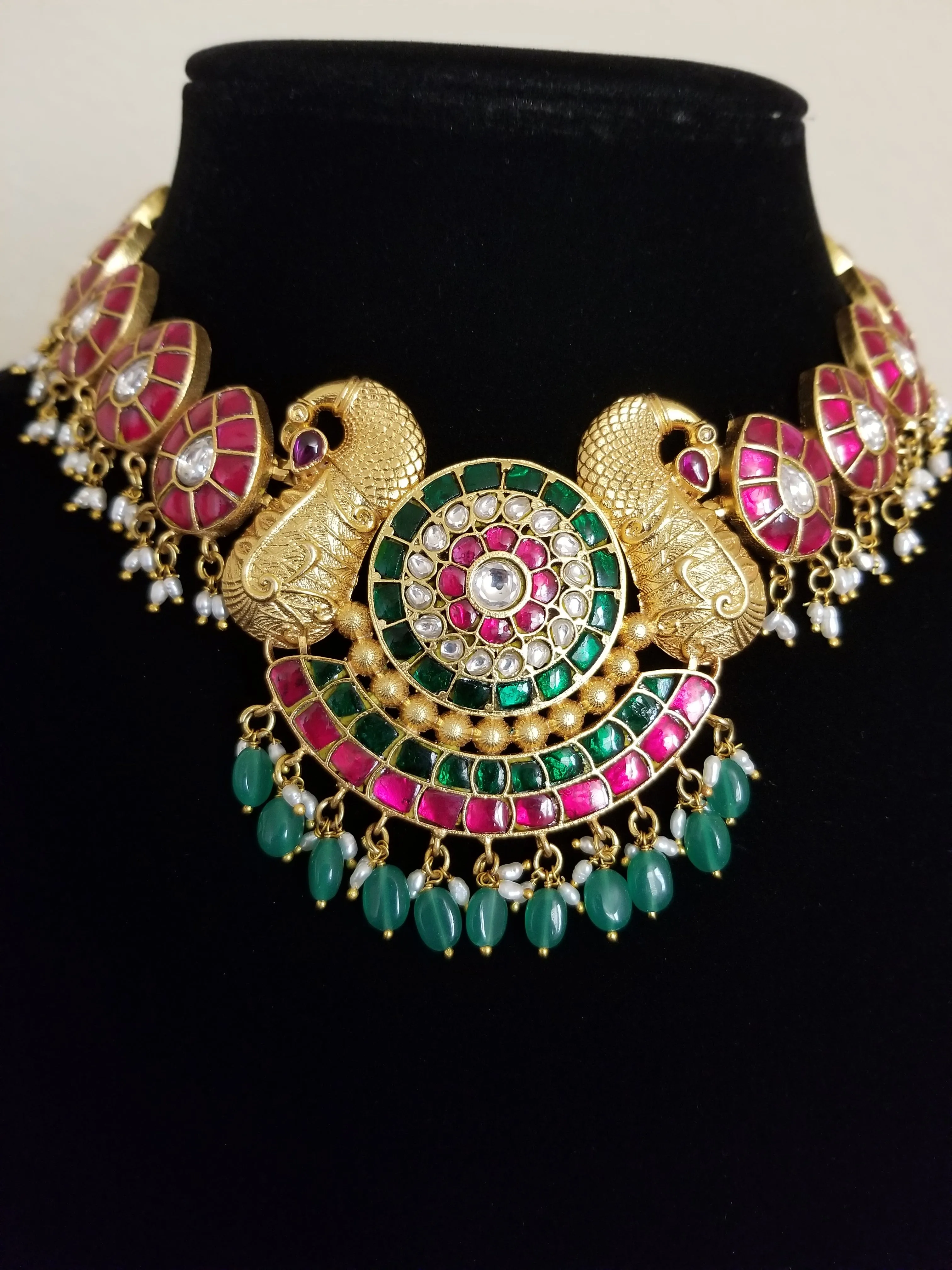Jadau Kundan Necklace Set